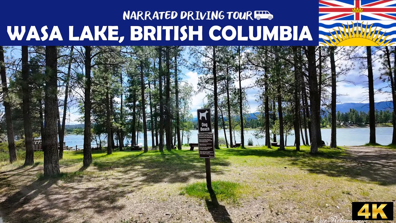 🏖️ Wasa Lake, British Columbia 🏖️ 4K Drive