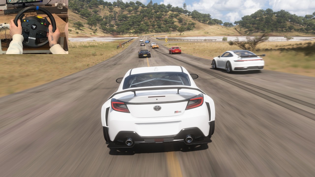 Toyota GR86 VS Sport Cars | Forza Horizon 5 Steering Wheel Gameplay
