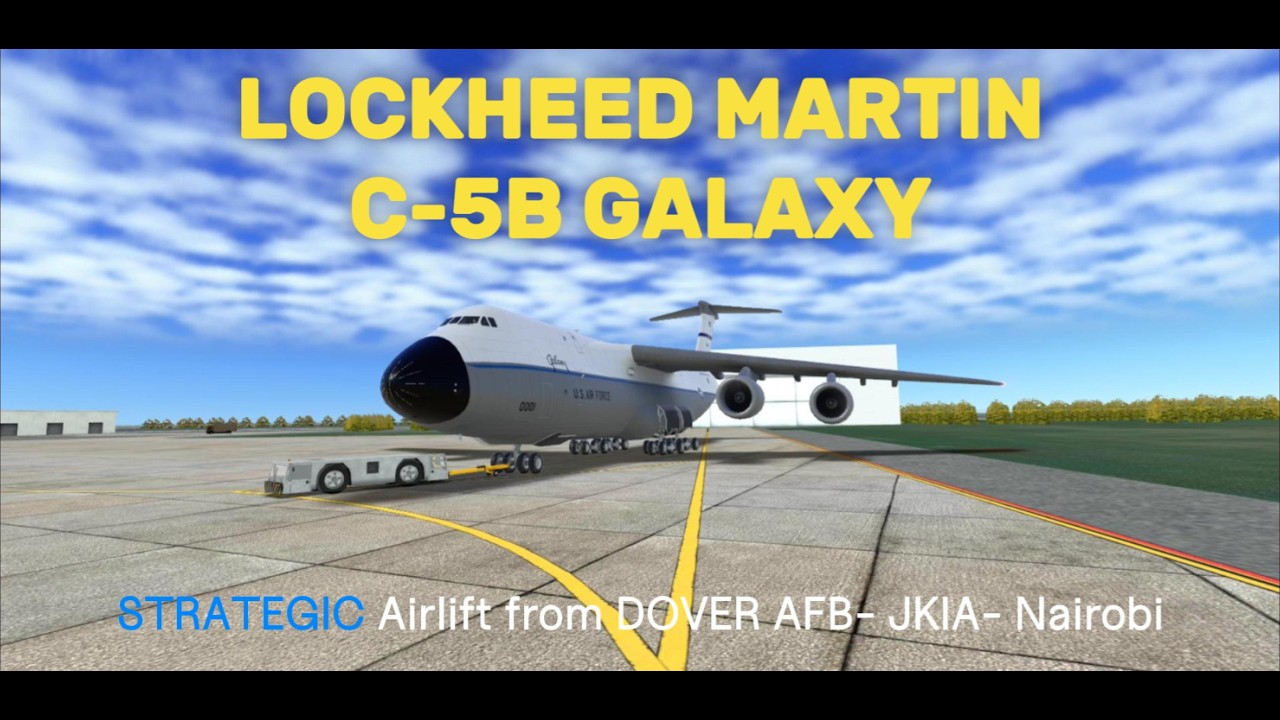C-5 Galaxy Heavy Lift: FULL LOAD Transatlantic Military Deployment Simulation | RFS PRO