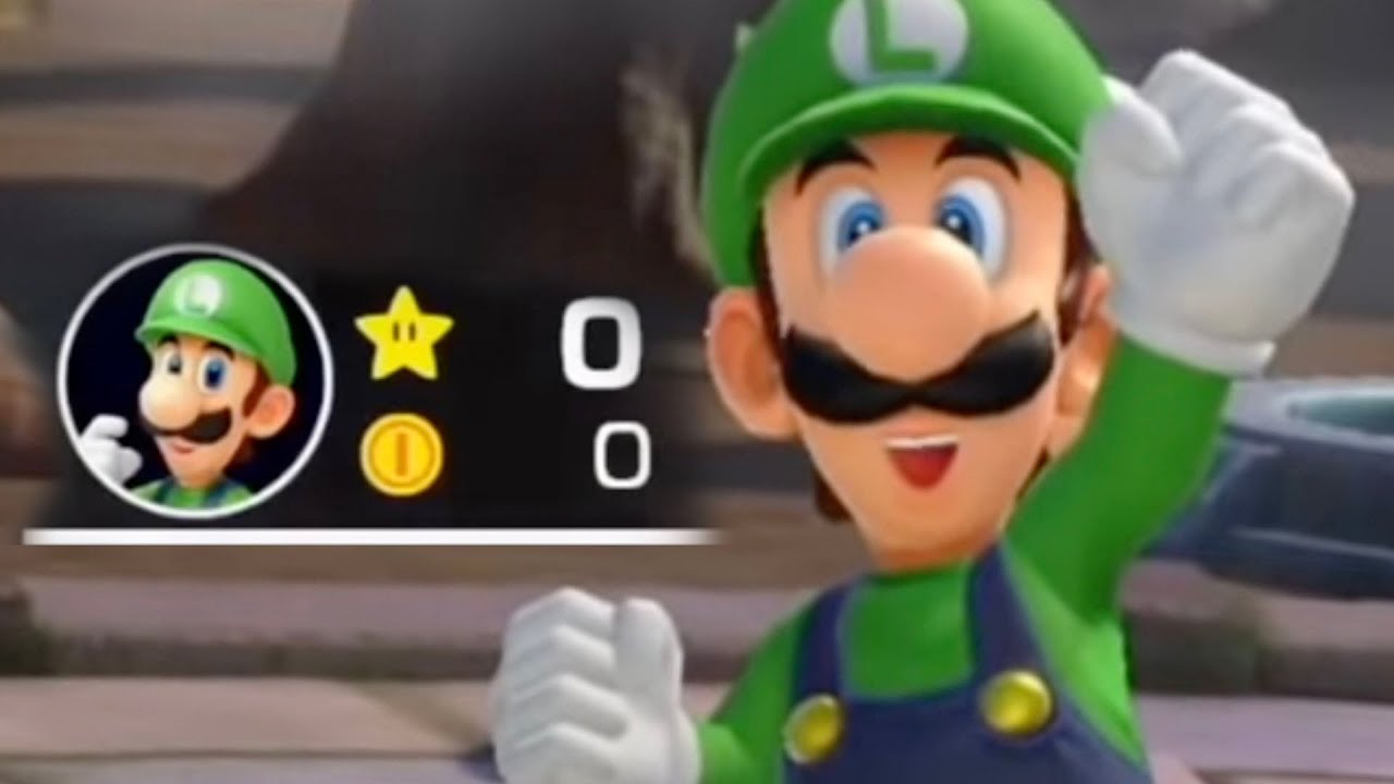 Luigi tries his absolute best