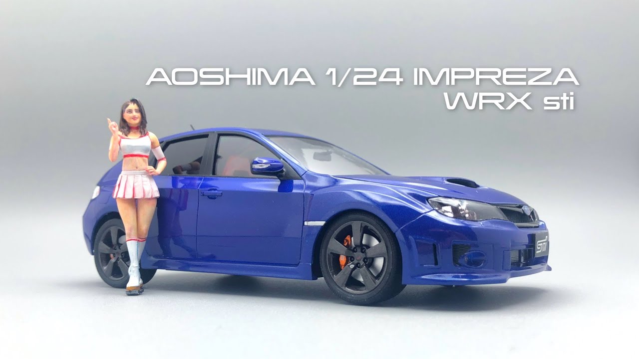 AOSHIMA 1/24  SUBARU IMPREZA WRX sti FULL BUILD