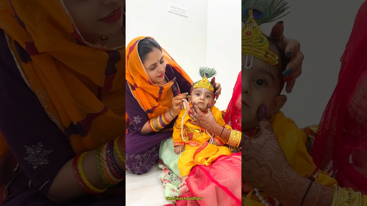 छोटे कान्हा जी कैसे बनाएं? How to bring Krishna idol at home? #krishna #krishnabhajan  #kids#cartoon