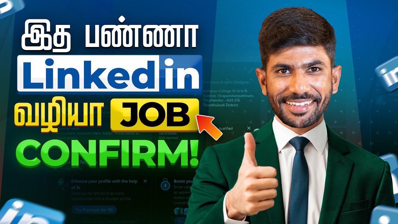 How to Build a MAGNETIC Linkedin profile? | Tamil | Dr Karuna