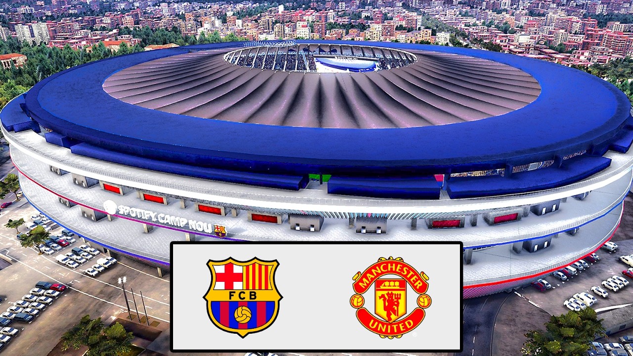 ФК Барселона – Манчестер Юнайтед – новый SPOTIFY CAMP NOU в PES 2021 и Football Life 2026
