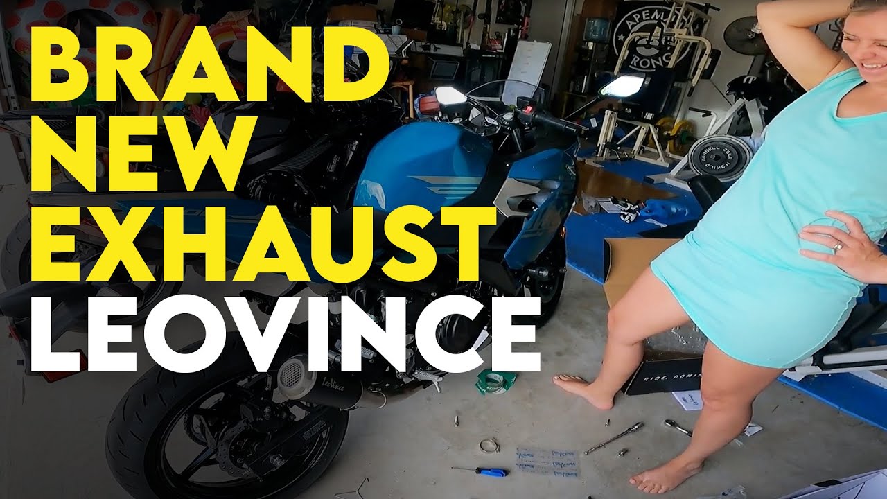 New Exhaust for the Kawasaki Ninja 400 - LeoVince
