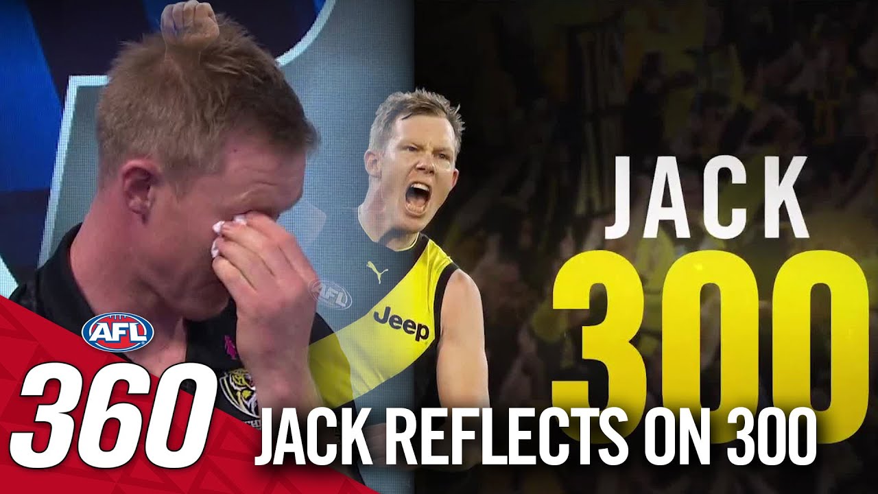 Jack gets emotional reflecting on his career I AFL 360 I Fox Footy