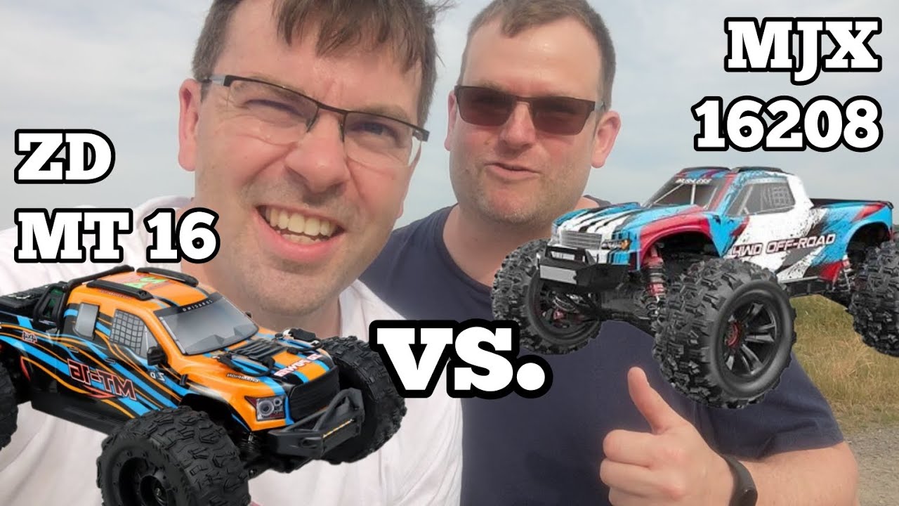 MJX 16208 Hyper Go VS ZD Racing MT 16 - BASH and BACKFLIPS