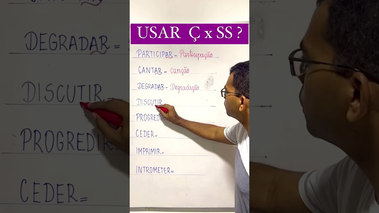 Usar &Ccedil; ou SS ? #enem #dicas #humor #concurso #fypシ #portugu&ecirc;s #estudar #comedia #ortografia