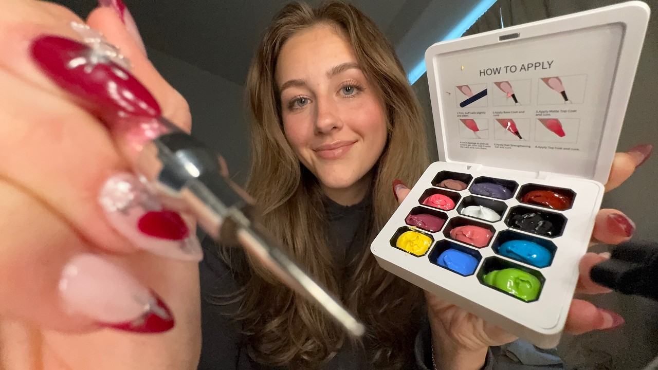ASMR Doing Your Nails… But You’re the Nail 💅 Soft Spoken Personal Attention & Close-Up Triggers