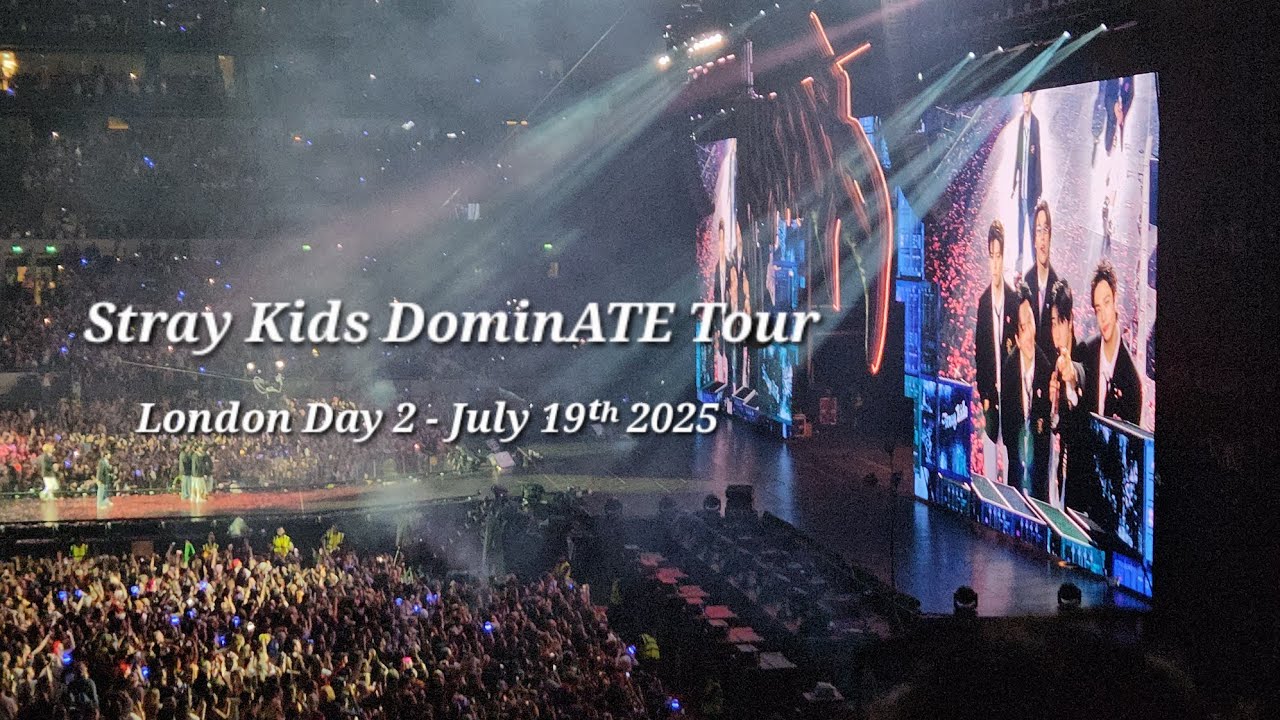 ❤️ Stray Kids DominATE London 🖤 Day 2 Full Set 4k. July 19ᵗʰ 2025 #straykids#dominatetour @StrayKids
