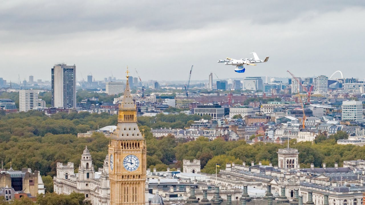 Drone delivery of blood samples between London hospitals 🏥