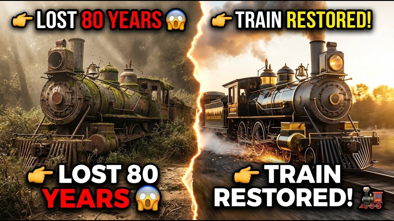Lost for 80 Years 😱 | Complete Restoration of a Forgotten American Train