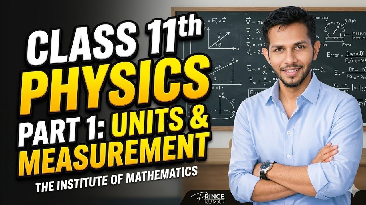 Class 11 Physics | Chapter 1 मापन (Units & Measurements) | Basic Concepts Explained