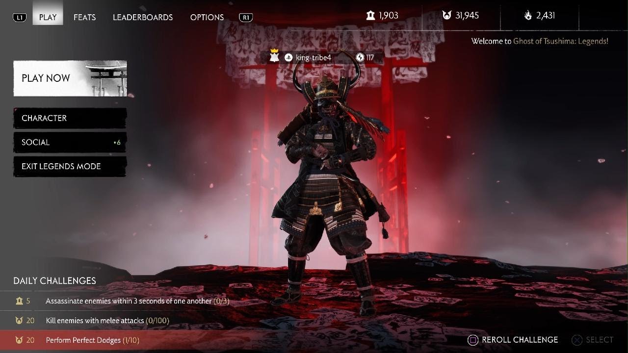 Playing some Ghost of Tsushima Legends practice for yotei Legends 👹🔥