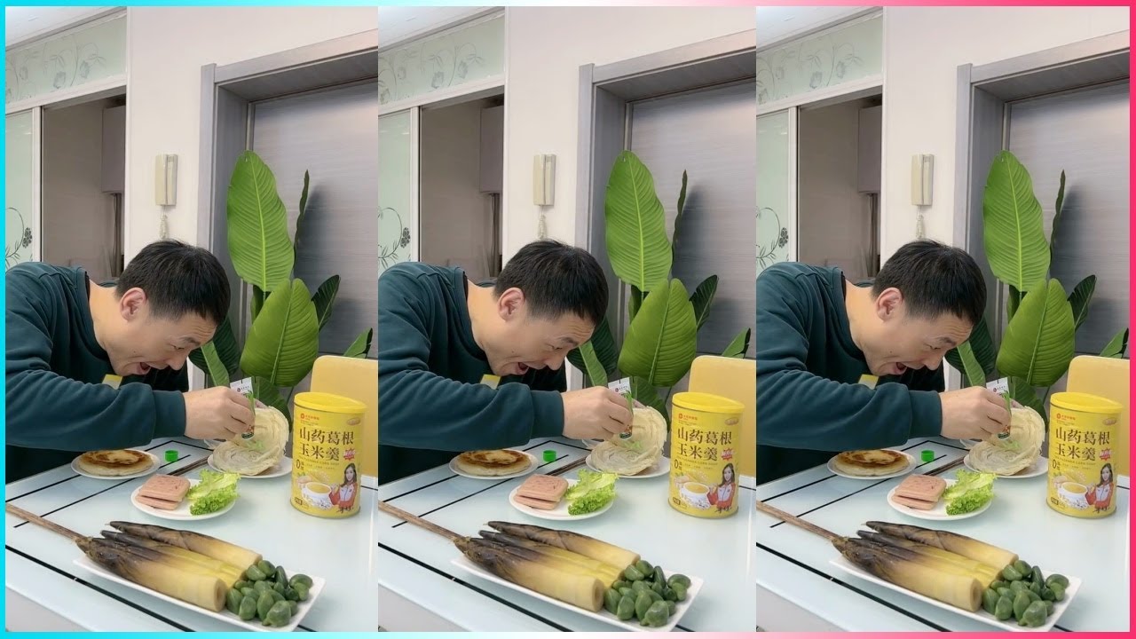 😂🍟 Кто победит в этом соревновании по поеданию еды? Хаос между мужем и женой! 🤣 #совместноесоревн...