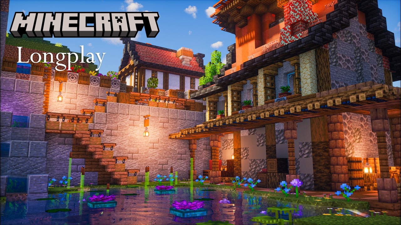 Minecraft Relaxing Longplay - Decorating The Forest - Resource Gathering (No Commentary)  1.21.11
