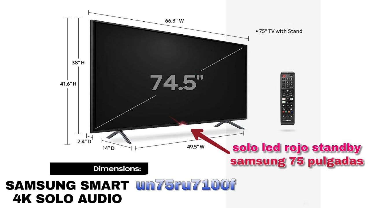 Reparar tv led samsung 75