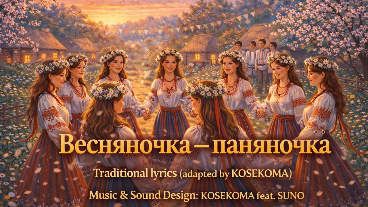 KOSEKOMA Music Lab | Весняночка — паняночка | Vesnyanochka — Panyanochka | Ukrainian Folk Adaptation