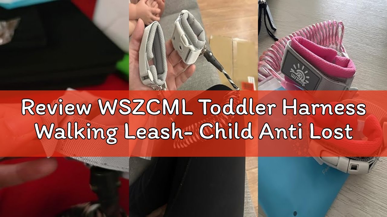Review WSZCML Toddler Harness Walking Leash- Child Anti Lost Wrist Link - Child Safety Harness - Upg