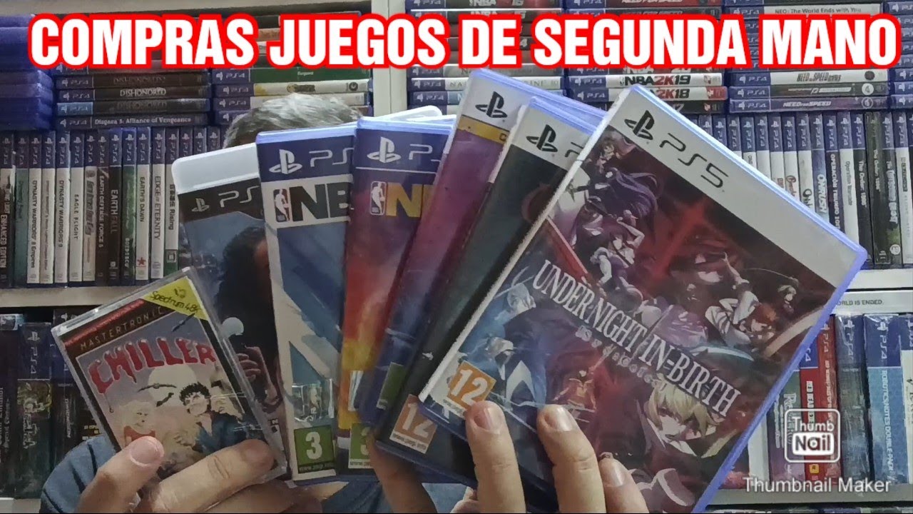 Compras juegos de segunda mano.
