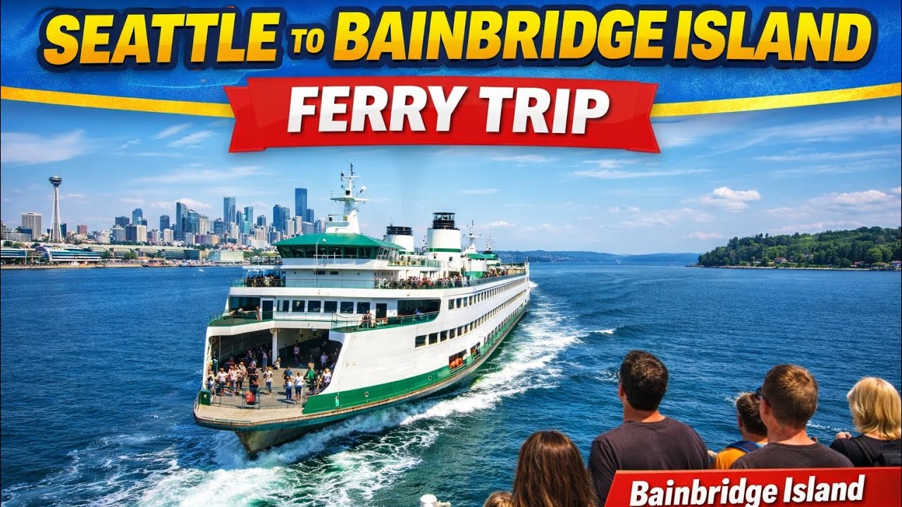 usa Bainbridge Island A Stunning Ferry Ride from SEATTLE & Unforgettable Journey With Unique Views