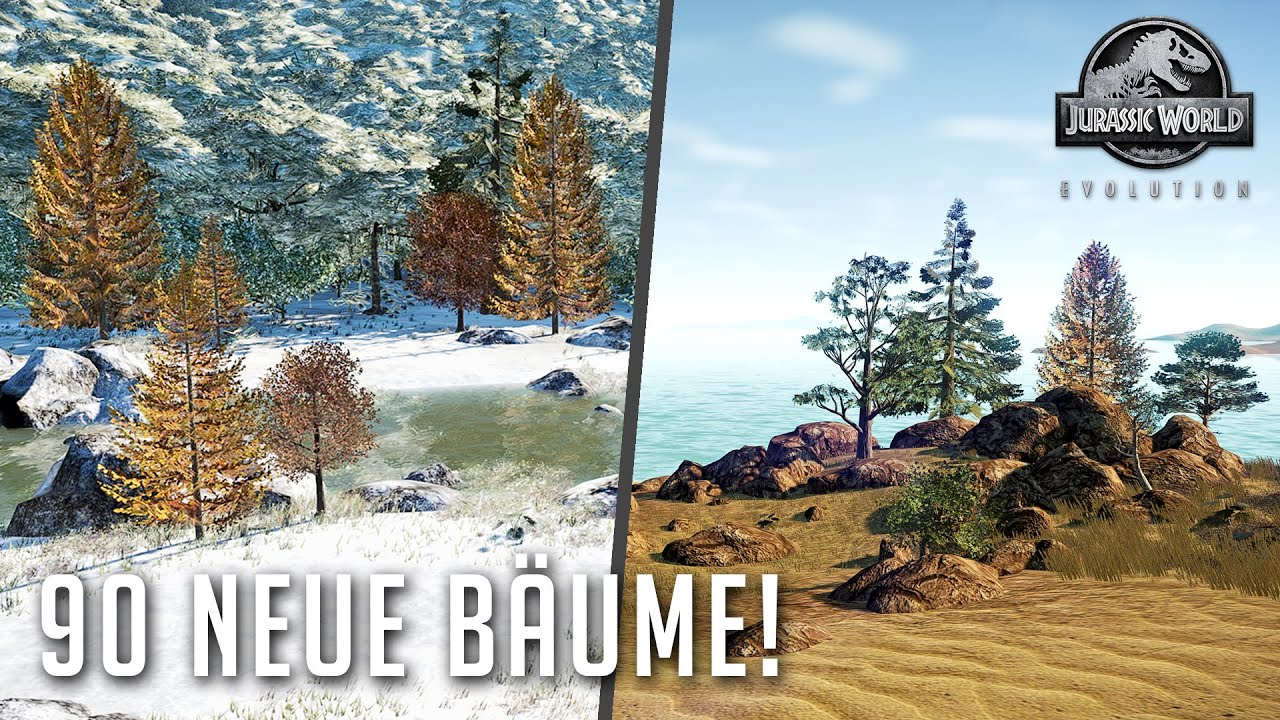 90 NEUE BÄUME! BEPFLANZUNG für WÜSTE, TAIGA, SUMPF UVM. - Jurassic World Evolution Mods