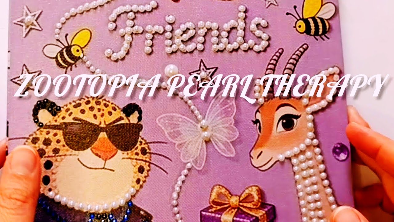 Zootopia Pearl Therapy | Relaxing ASMR Art