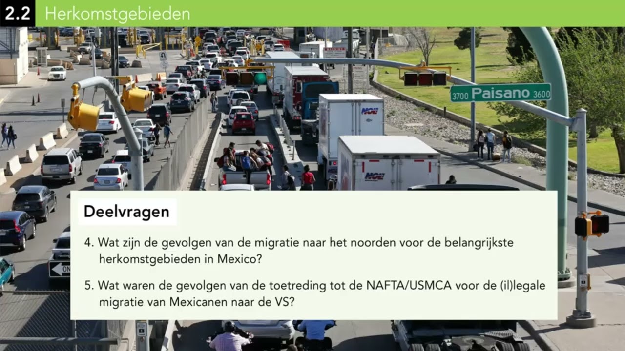 Eindexamen Aardrijkskunde HAVO - Migratie: Waarom trekken mensen naar de VS? 🧳🇺🇸