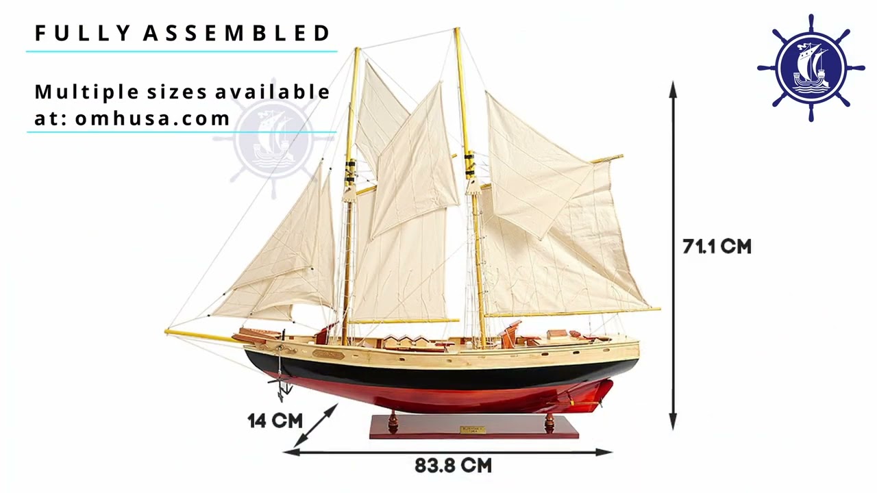 Bluenose II Painted an iconic schooner for the Canadian Maritime Provinces by Old Modern handicrafts