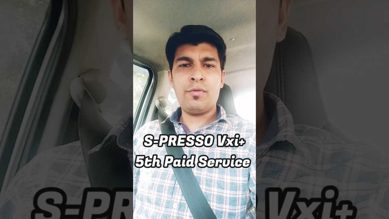 Maruti Suzuki S-Presso 5th Paid Service cost 🤯 #shorts #youtubeshorts