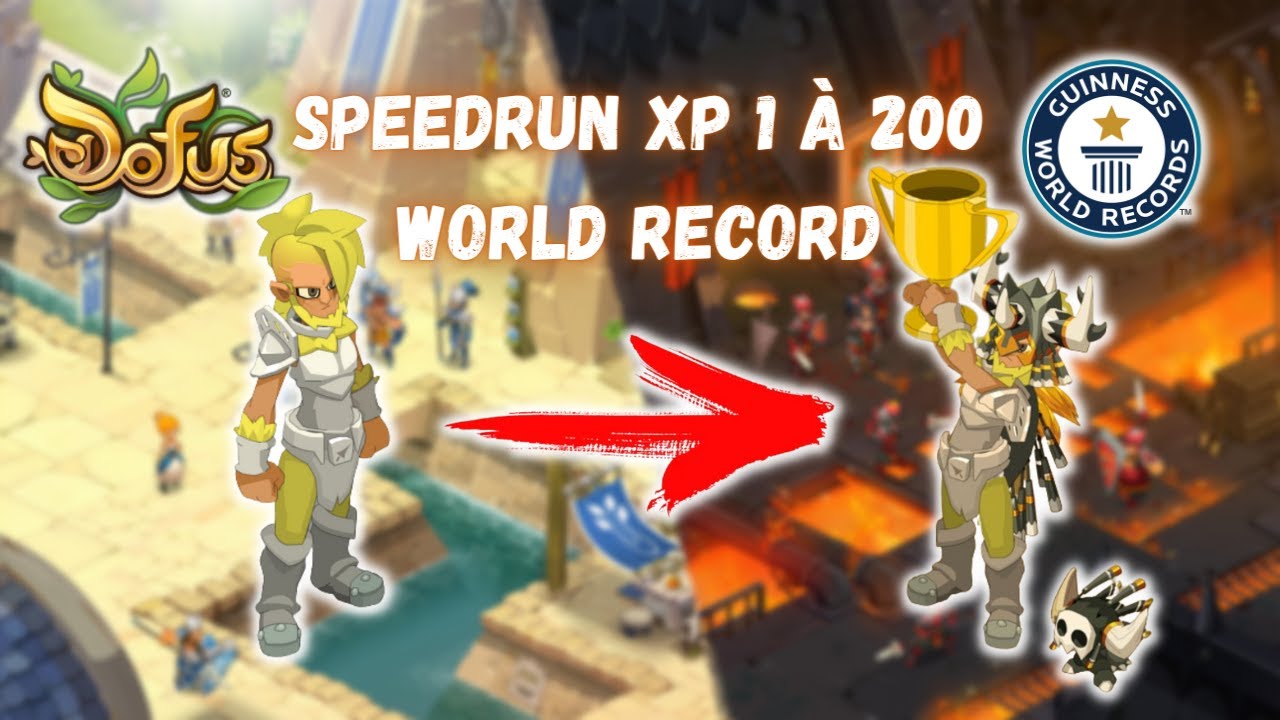 Dofus Xp 1 à 200 World Record
