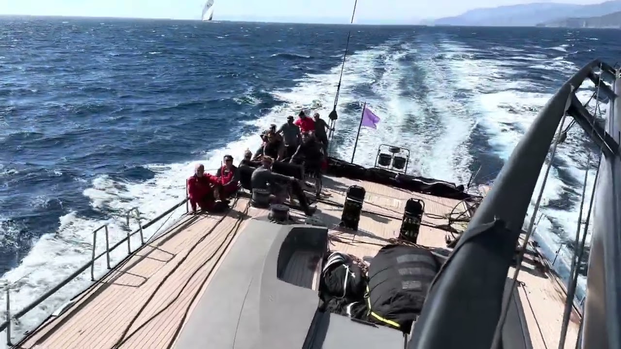A fond sous spi / Voiles St Tropez 2023