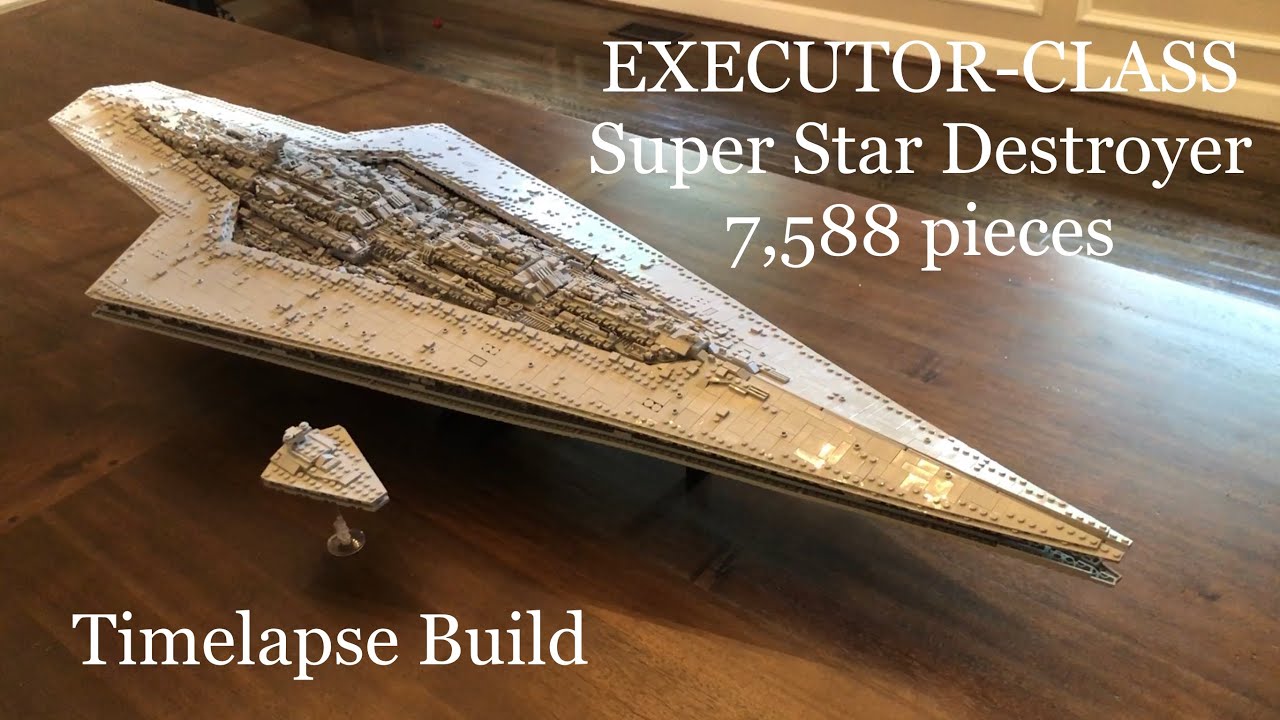 Lego MOC Executor-Class Dreadnought Bricks Build Timelapse