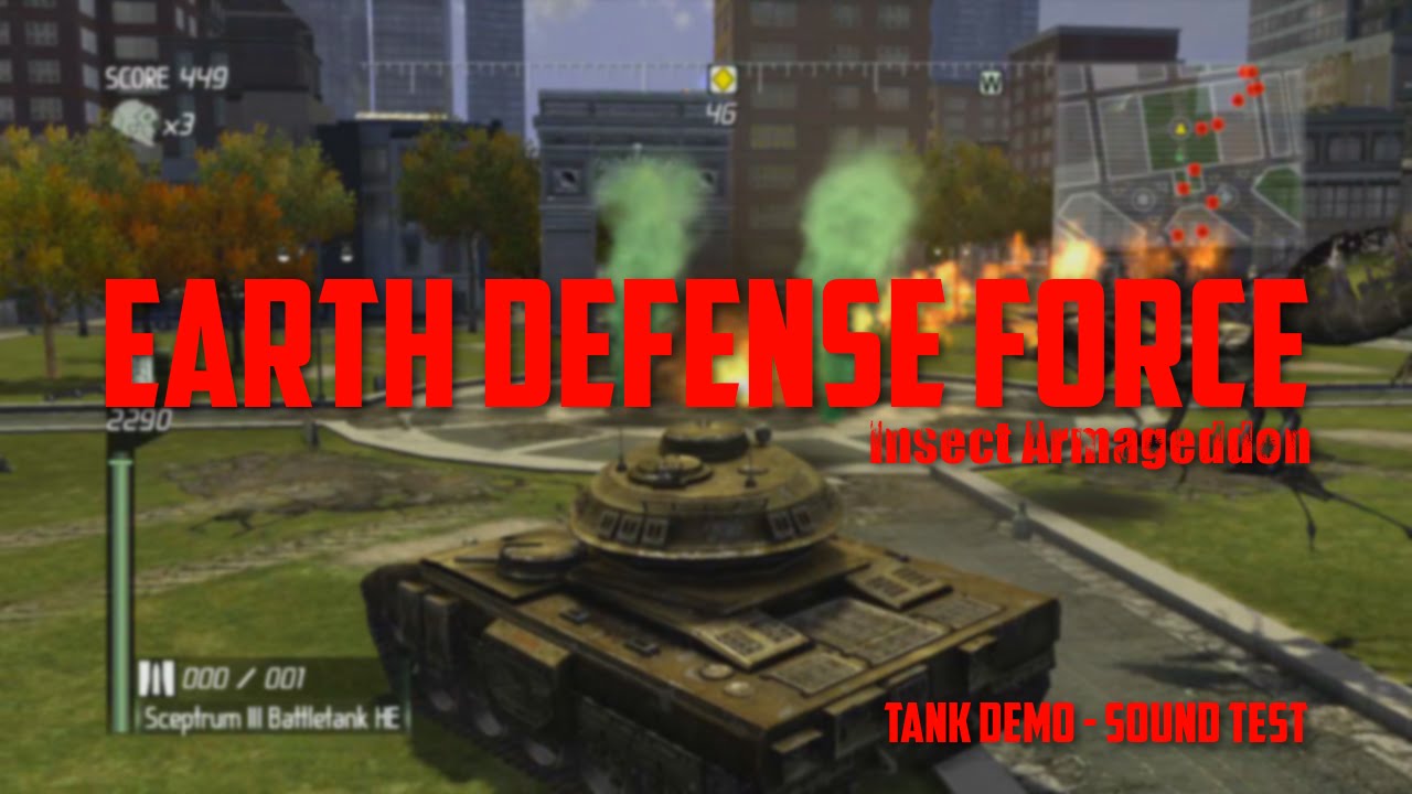 Earth Defense Force (EDF) IA: Tank Demo - Sound Test