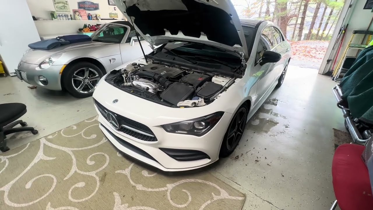 Changing the battery on a 2020 Mercedes-Benz CLA250 4MATIC