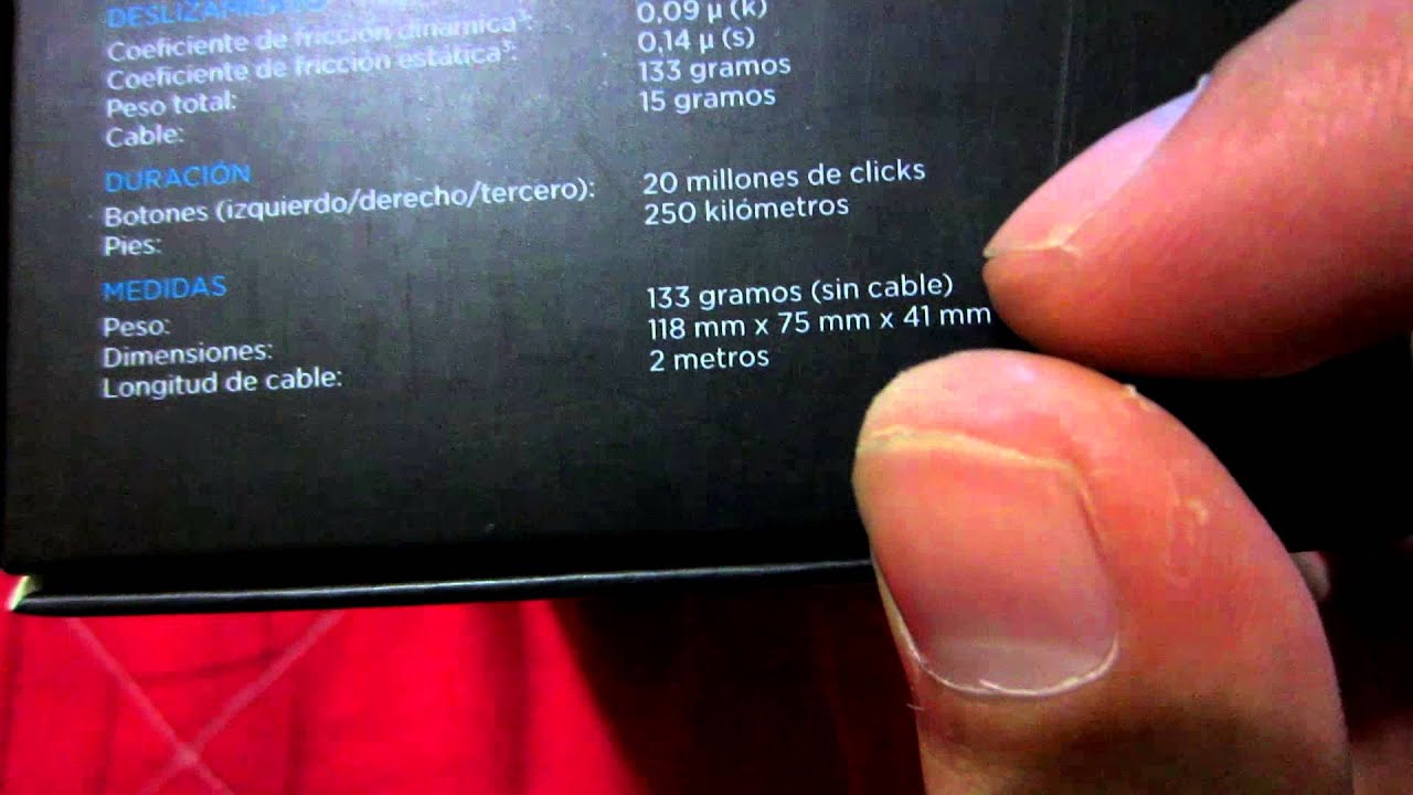 Mouse Logitech G600 Unboxing