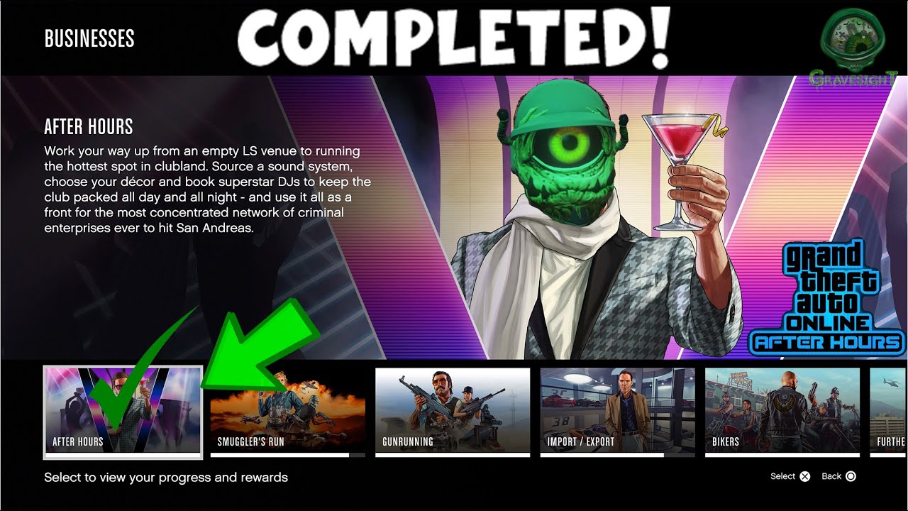 Nightclub Career Challange Completed!
