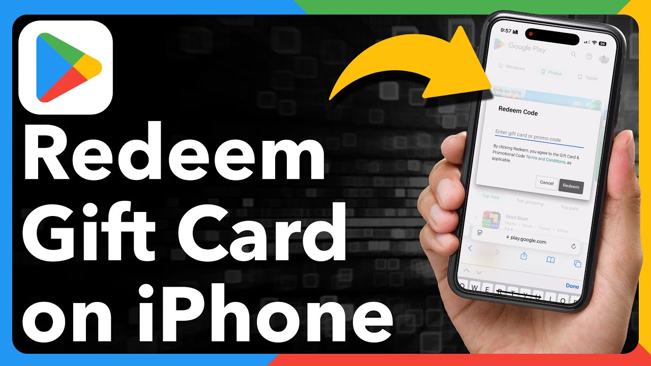 How To Redeem Google Play Gift Card On iPhone