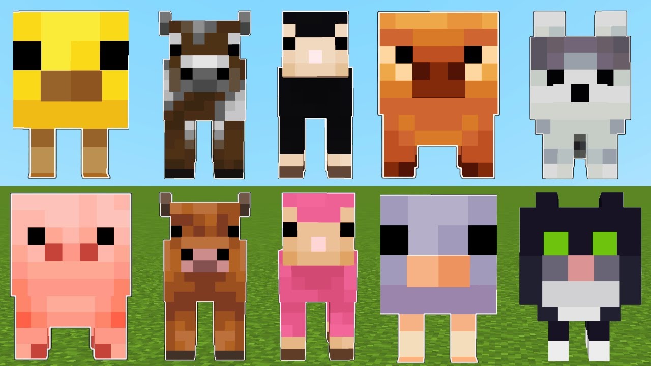 Minecraft : All New Baby Mobs || How to Get New Baby Mobs in Survival Mode?