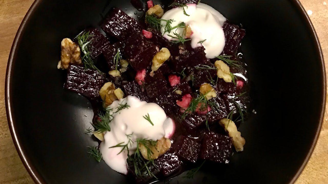 Pantzarosalata (Greek Roasted Beet Salad)