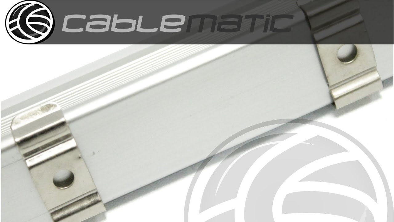 Grapa de fijaci&oacute;n para tubo LED T5 distribuido por CABLEMATIC &reg;
