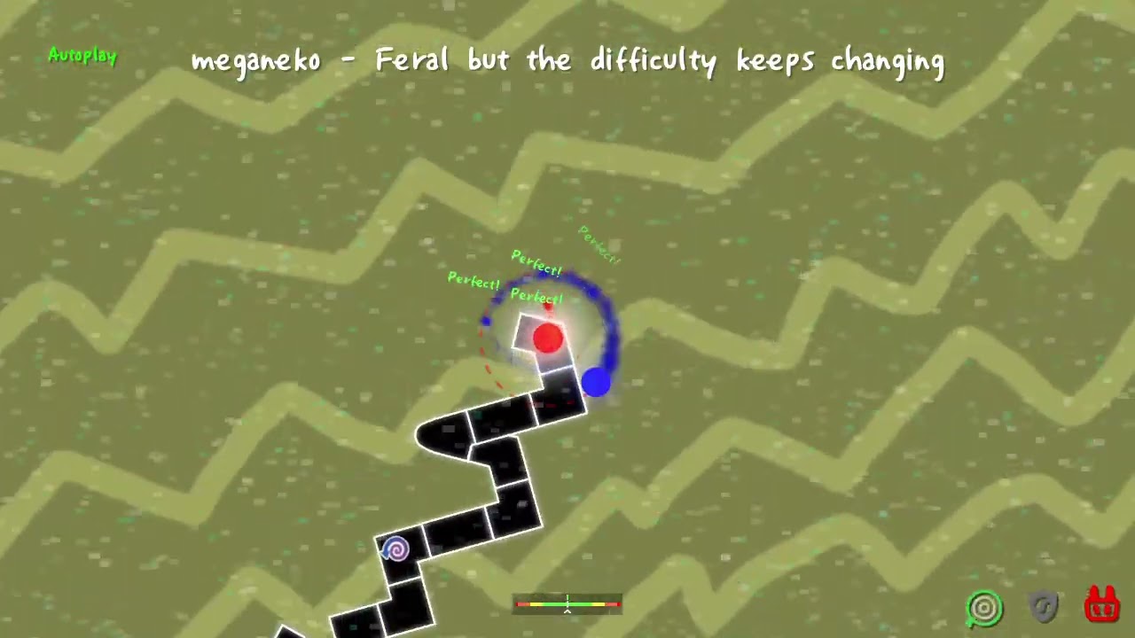 [ADOFAI Cursed Custom] Feral but the difficulty keeps changing
