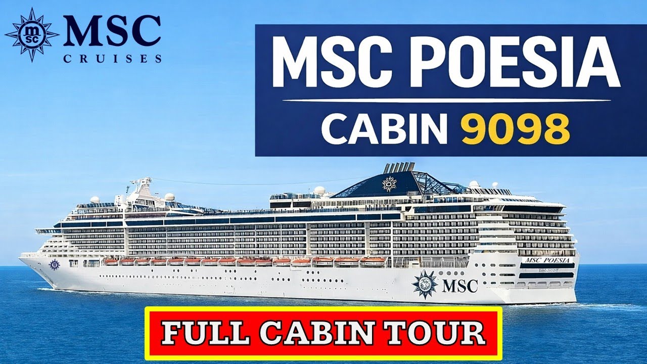 Каюта 9098 на борту MSC Poesia — полный обзор и отзыв о круизе.