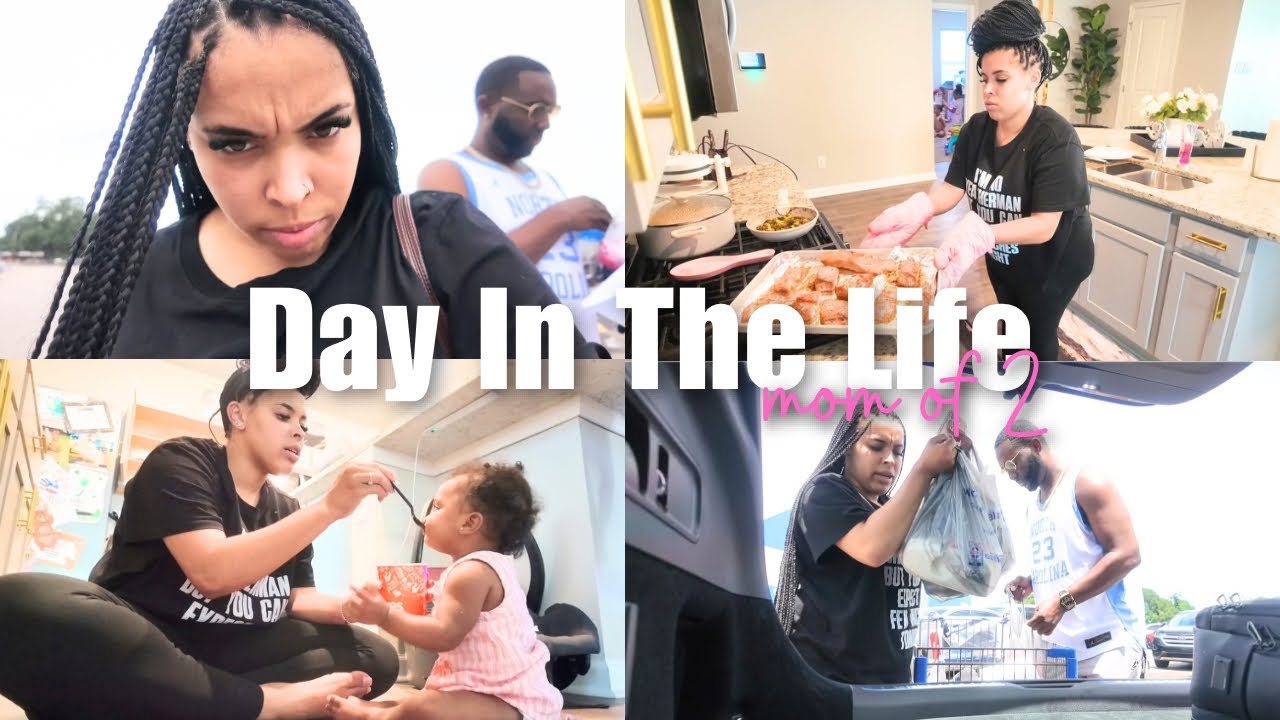 DAY IN THE LIFE￼: Mom of 2 | Shopping | Cooking | Etc
