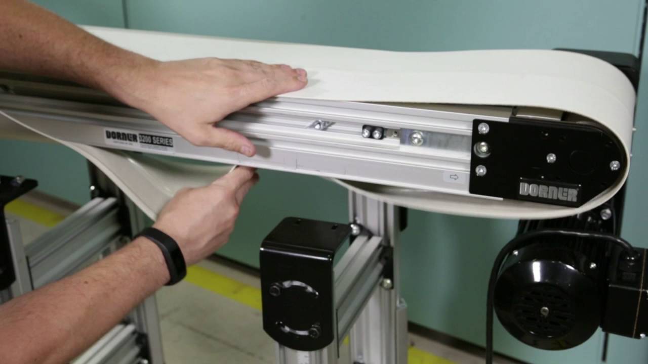 3200 Series Belted Conveyor Belt Change