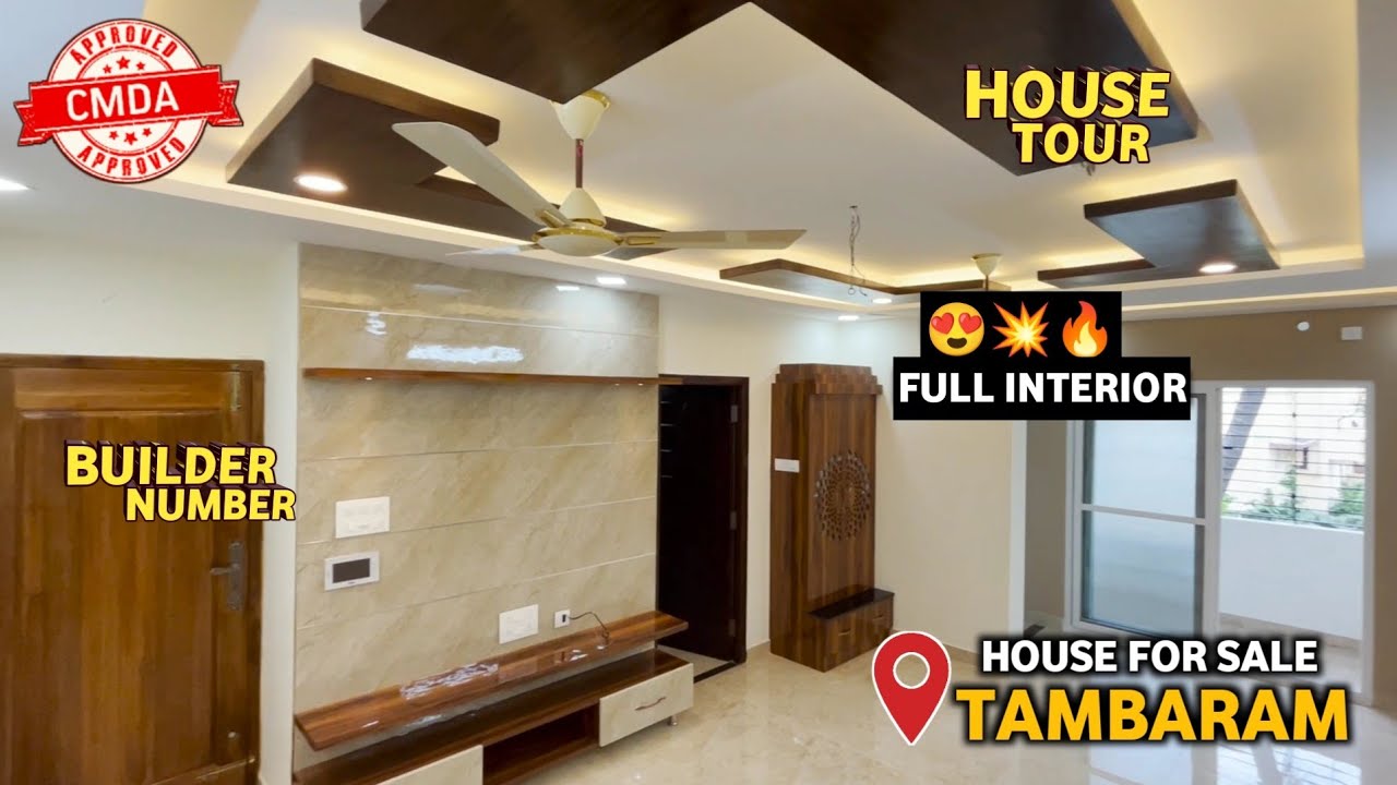 😱With Full Interior😍Beautiful Ready to Occupy 3BHK & 4BHK House for sale in Tambaram selaiyur