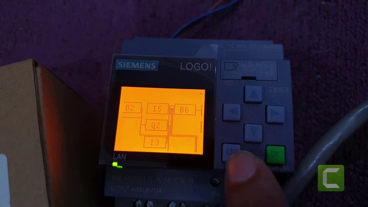 How to upload a program in Siemens Logo 8 230RCE (0BA8) | UzTecho
