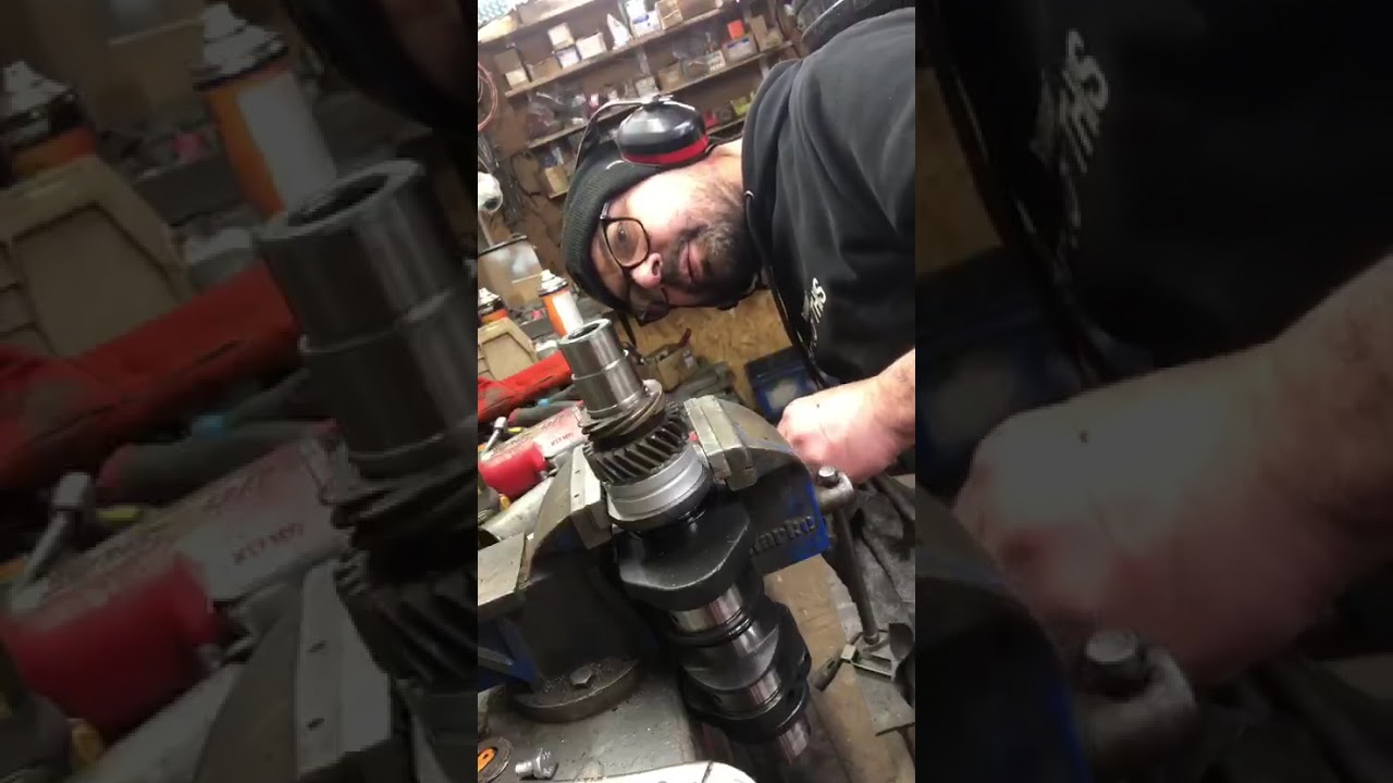 Vw aircooled crankshaft biuld up
