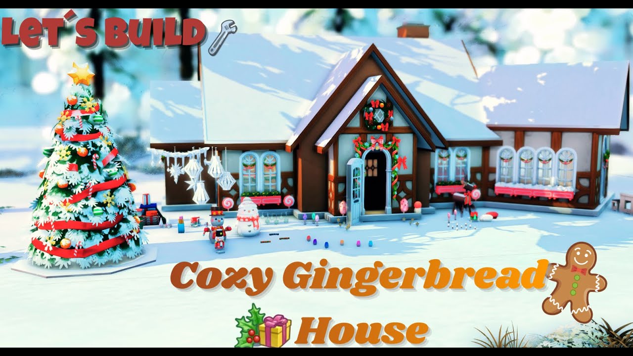 Cozy Gingerbread House  I Let´s Build #1  I Cozy Ambiance Only/Silent Gameplay 