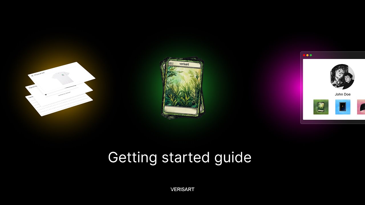 Your getting started guide to Verisart.com